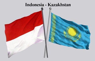 indonesia kazakhstan bendera