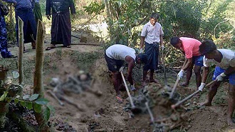 hancurkan kuburan rohingya