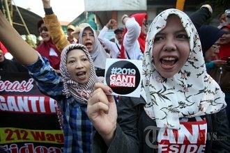 aksi 2019 ganti presiden surabaya