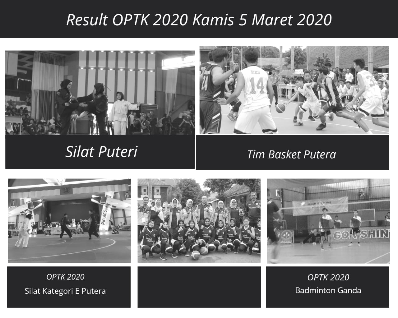 Tim Kontingen Poltekesos Borong Medali di Empat Cabor OPTK XII 2020