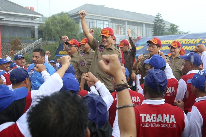 Tagana Perangi Covid-19, Mensos: 16 Tahun Mengabdi untuk Kemanusiaan