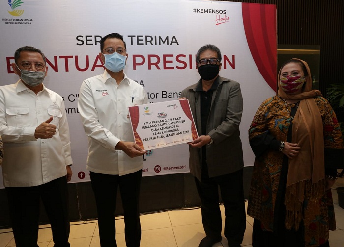 Mensos Ajak Komunitas Pekerja Film, Teater dan Seni Jadi Pemenang Lawan Covid-19