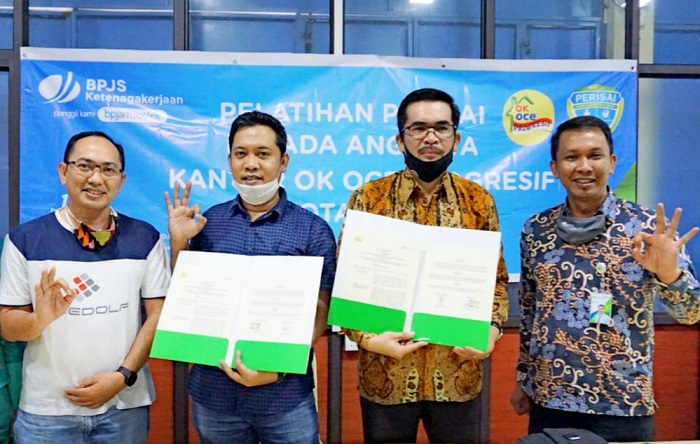 Teken MoU dengan OK OCE, BPJAMSOSTEK Batam Optimis Tingkatkan Cakupan Peserta