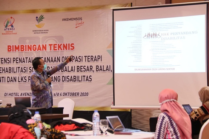 Kemensos Gelar Bimtek Terapi Okupasi untuk Tingkatkan Layanan Bagi Disabilitas