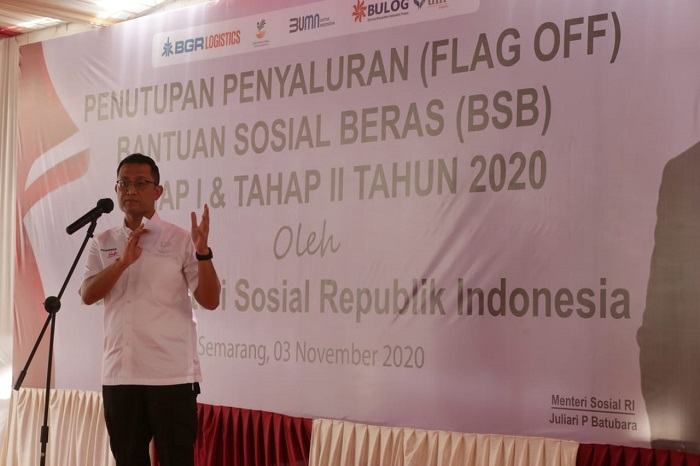 Tuntas 100% Tersalurkan, Mensos Juliari Tutup Program Bantuan Sosial Beras