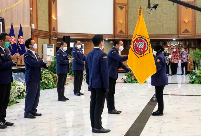 Lantik dan Kukuhkan PNKT, Mensos: Tidak Ada Kata Menyerah bagi Karang Taruna