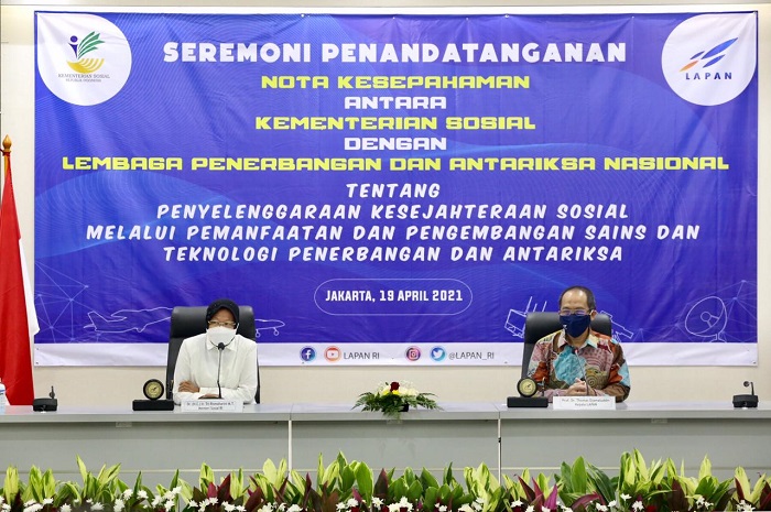 Percepat Kesejahteraan Sosial, Mensos: Perlu Data Basis Penginderaan Jauh