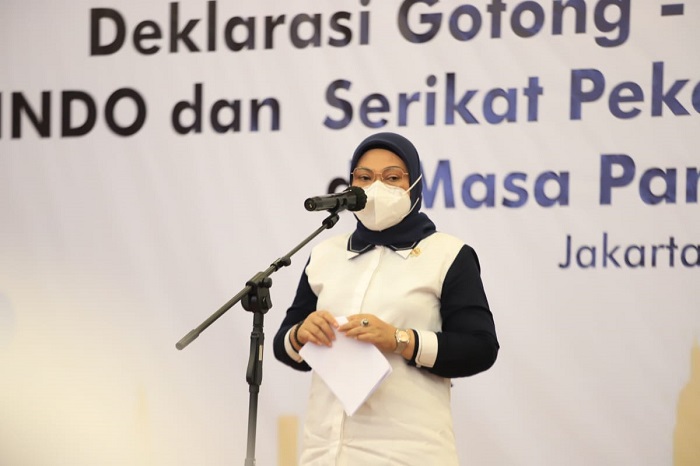 Dukung Penerapan PPKM Darurat, Menaker Ida Berikan Sejumlah Pilihan Bagi Perusahaan