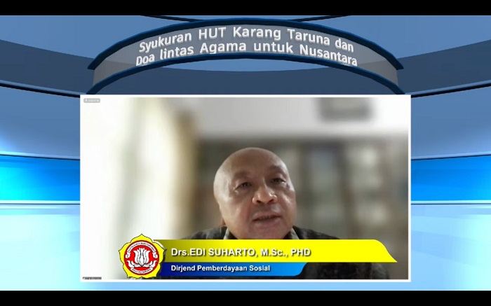 Pada HUT ke-61, Mensos Ajak Karang Taruna Jadi Mitra Strategis Hadapi Tantangan Bangsa