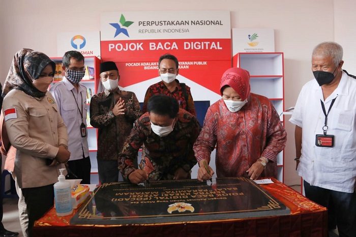 Tingkatkan Literasi Penerima Manfaat Di  Pojok Baca Digital  di 41 UPT