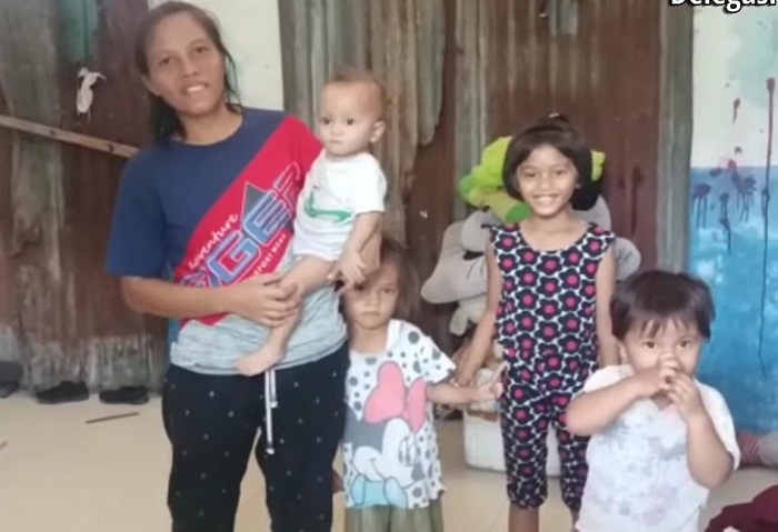 Ibu Empat Anak Terlantar di Terminal Amplas Difasilitasi Sentra Bahagia Medan