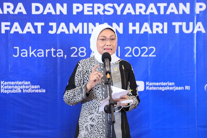 Permenaker No 4/2022 Tentang JHT, Menaker: Syarat Lebih Sederhana