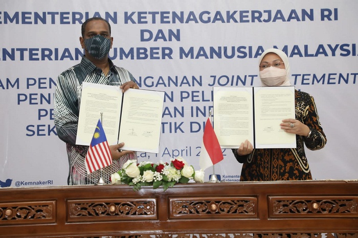 Tok! RI-Malaysia Teken MoU Pelindungan Pekerja Migran