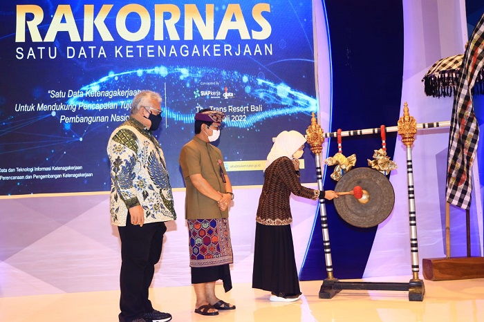 Gelar Rakornas, Kemnaker Perkuat Implementasi Satu Data Ketenagakerjaan