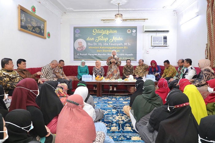 Kunjungi Riyadh, Menaker Minta PMI Jadi Duta Penempatan Secara Prosedural