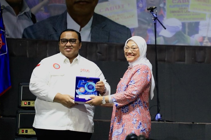 Menaker Ajak KSPSI Tingkatkan Kompetensi SDM