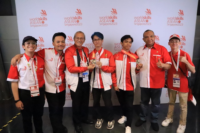 Bangga! Delegasi Indonesia Juara Umum The 13th Worldskills ASEAN 2023