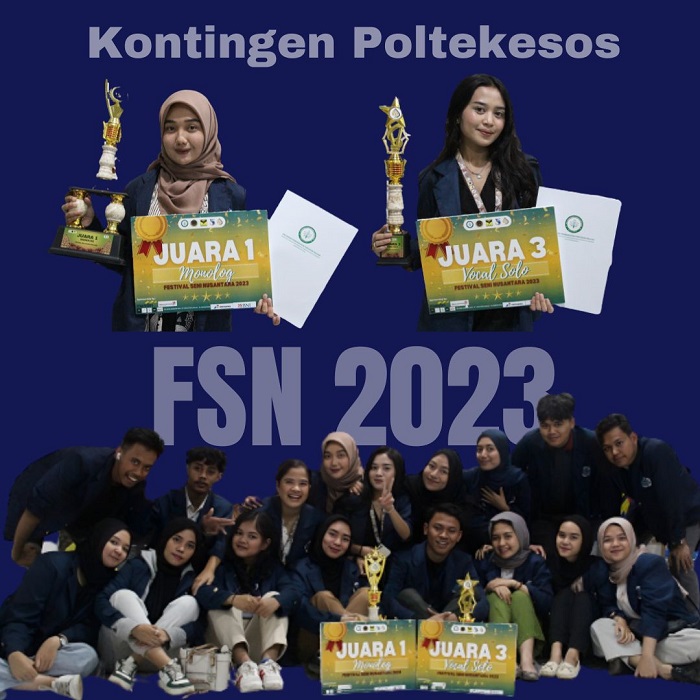 Bangga! Kontingen Poltekesos Bandung Raih Prestasi Gemilang di FSN 2023