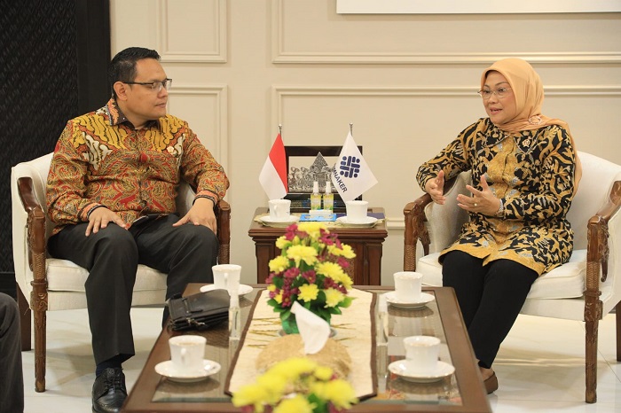 Audiensi APKULINDO, Menaker: Pengusaha Kuliner Rentan Risiko Kecelakaan Kerja