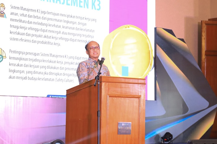 Jadi Pembicara, Sekjen Kemnaker: K3 Kunci Bangun Ekosistem Ketenagakerjaan Unggul