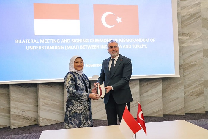 Gelar Pertemuan Bilateral, Menaker Ida: RI-Turki Sepakat Perbarui MoU Ketenagakerjaan