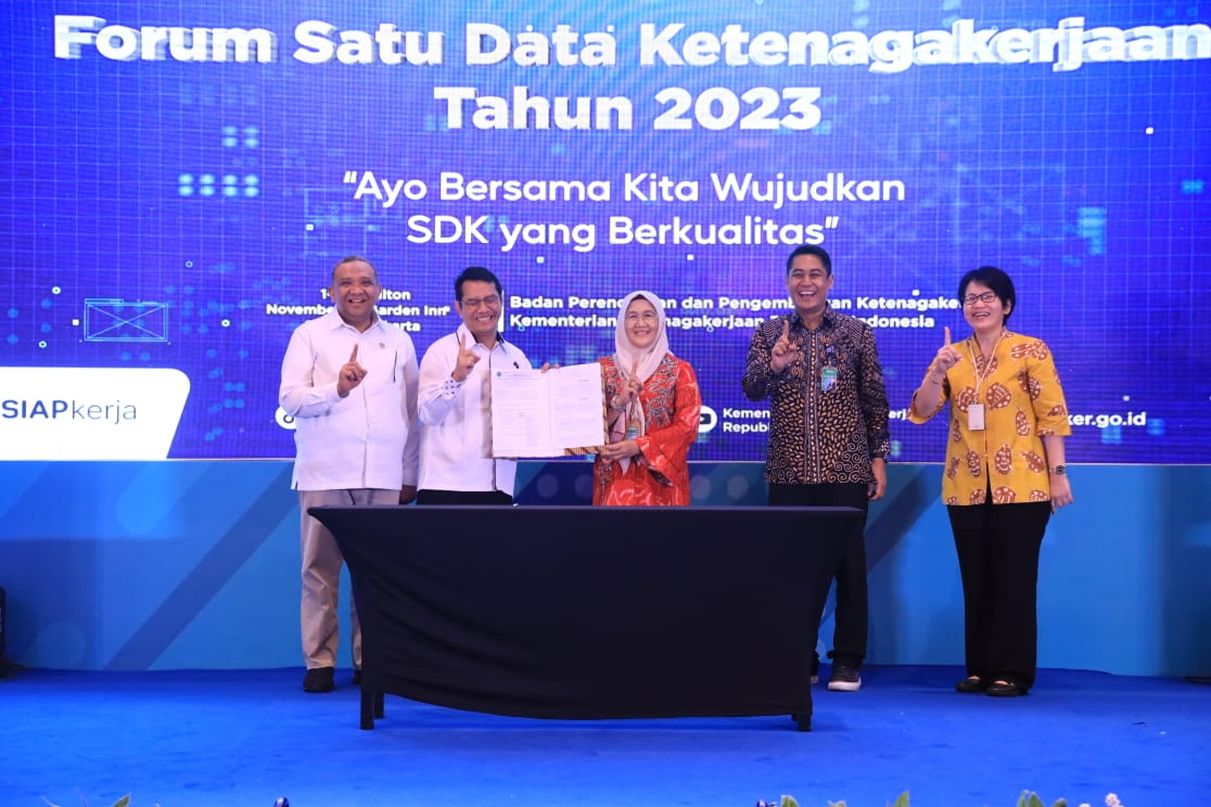 Dukung Integrasi Data, Wamen: Kemnaker Jadi Pilot Project Satu Data Indonesia