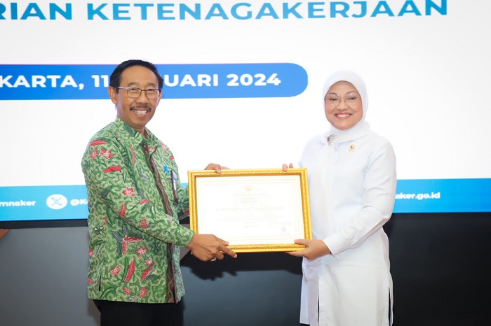 Dua Penghargaan diraih Kemnaker dari Komisi Aparatur Sipil Negara