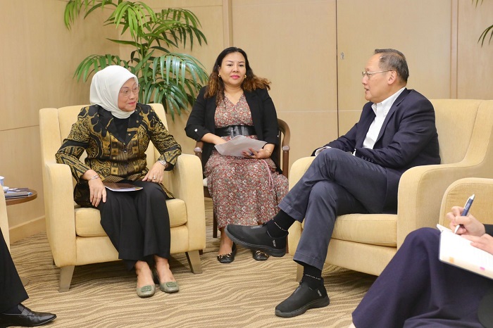 Bertemu Tan See Leng, Menaker Apresiasi Kebijakan Pemerintah Singapura