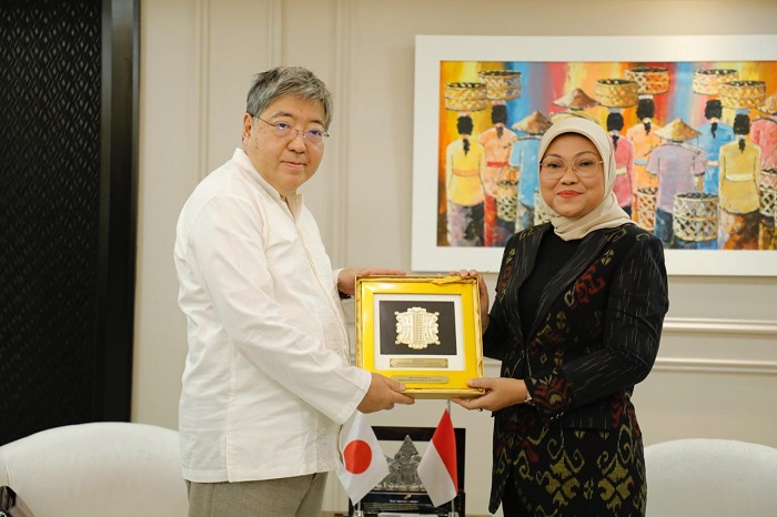 Terima Dubes Yasushi Masaki, Menaker Berharap Kerja Sama Ketenagakerjaan RI-Jepang Meningkat