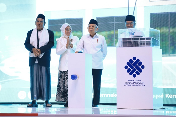 Resmikan 525 BLK Komunitas, Wapres Minta Bisa Percepat Kompetensi SDM
