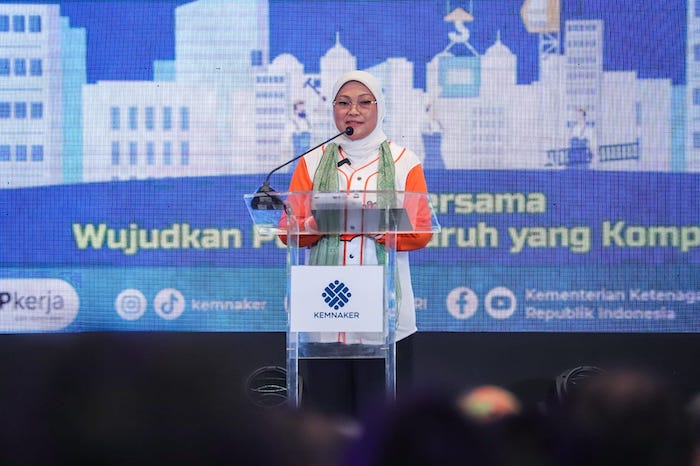 Peringati May Day 2024, Menaker Ajak Buruh Tatap Masa Depan Dunia Ketenagakerjaan