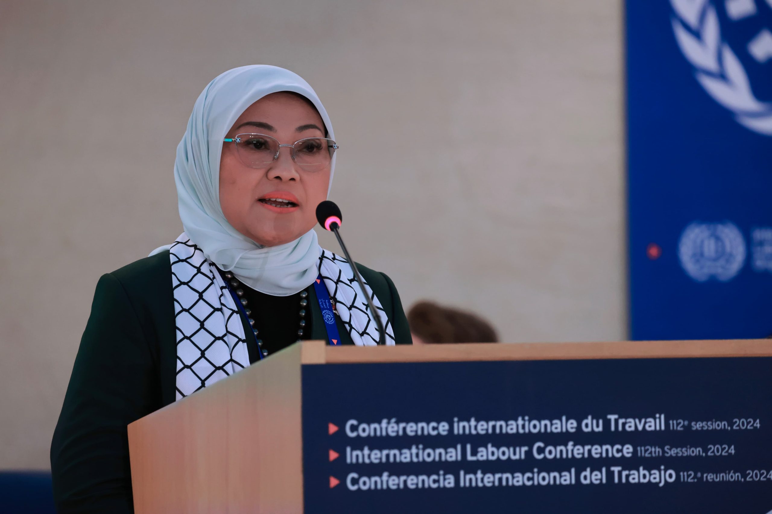 Menaker : Pentingnya Peran Internasional Atasi Tantangan Ketenagakerjaan di Palestina