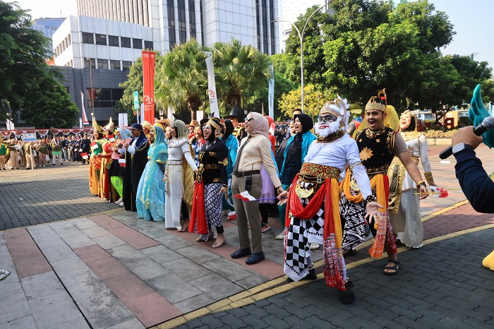 Peringati HUT ke 79 RI, Kemnaker Gelar Pekan Olahraga