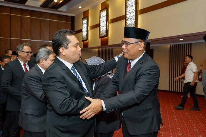 Lantik Pejabat, Menaker: Jangan Anggap Tabu Rotasi dalam Organisasi