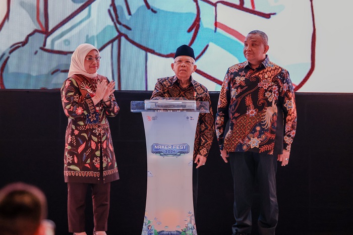 Wapres KH Ma’ruf Amin Resmi Buka Naker Fest 2024